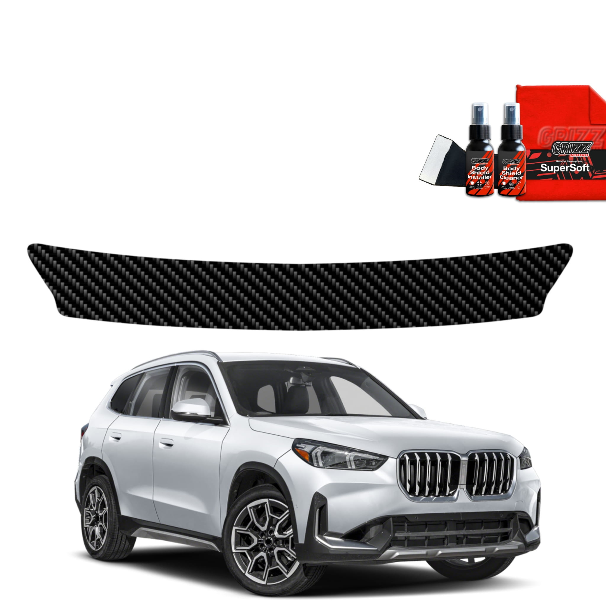 Folia karbonowa Grizz Protector na próg bagażnika do BMW X1 (2023-2026)