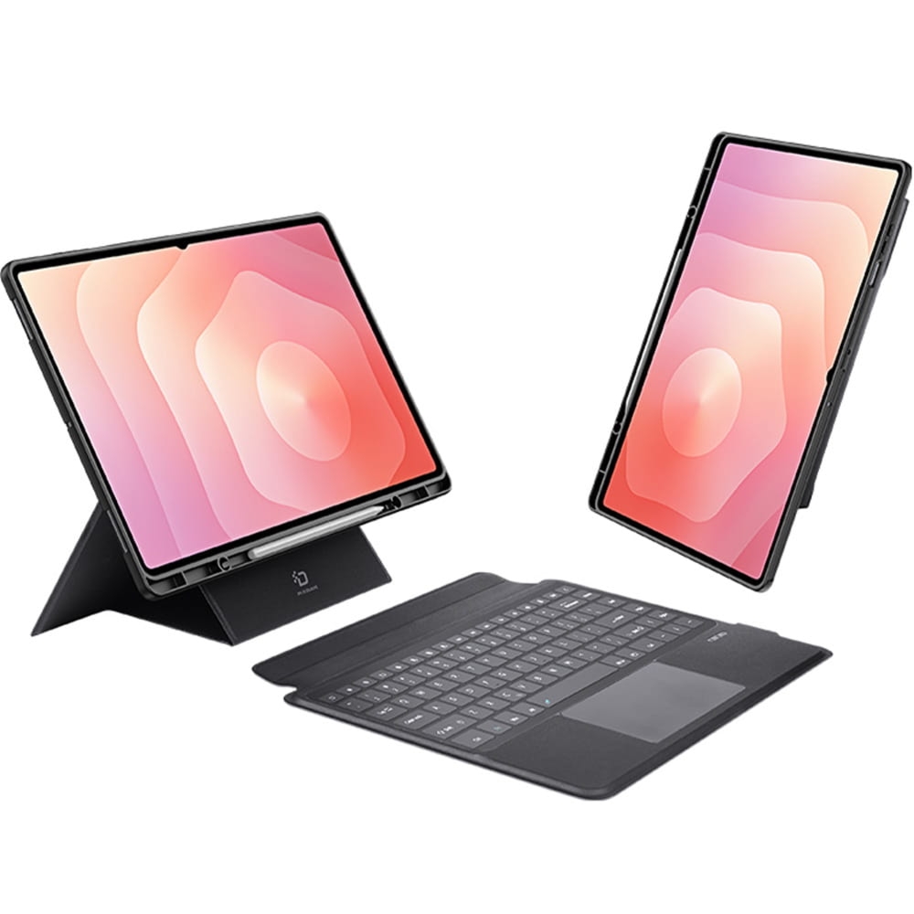 OUTLET: Etui z klawiaturą Bluetooth Dux Ducis (DK Series) do Galaxy Tab S11 Ultra, czarne