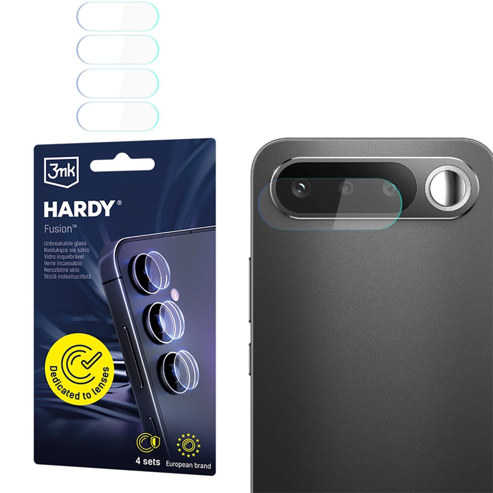 4x Szkło hybrydowe na soczewki aparatu, 3mk Hardy Fusion Lens Protection do Realme 16 5G