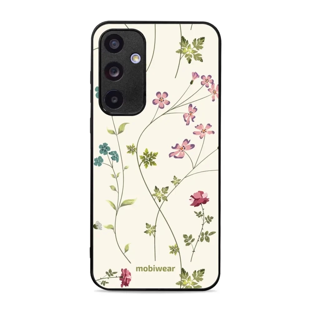 Etui ochronne do Galaxy A55 5G, Mobiwear Glossy Case, sielski kwiat