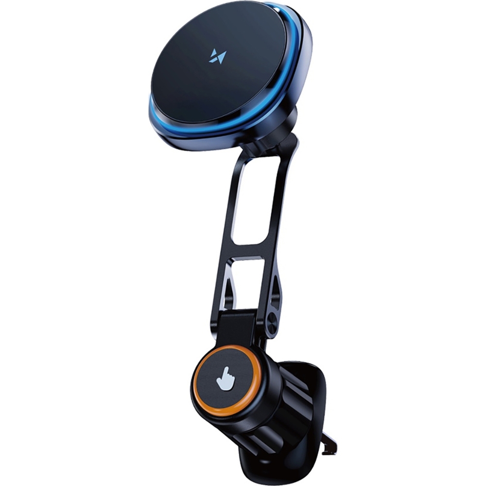 Uchwyt samochodowy Wozinsky WCT5-6S2Y, Qi / MagSafe 15 W, czarny