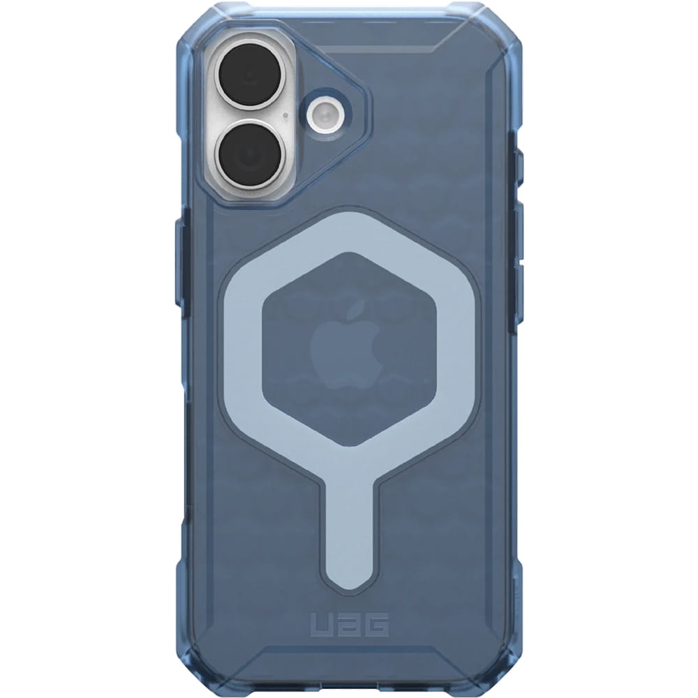 Etui pancerne UAG Essential Armor Mag do iPhone 17, półprzezroczyste z niebieskim