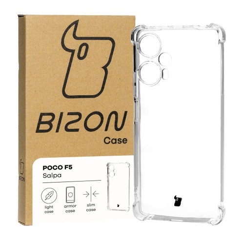 Image of Elastyczne etui Bizon Case Salpa do Xiaomi Pocophone F5, przezroczyste