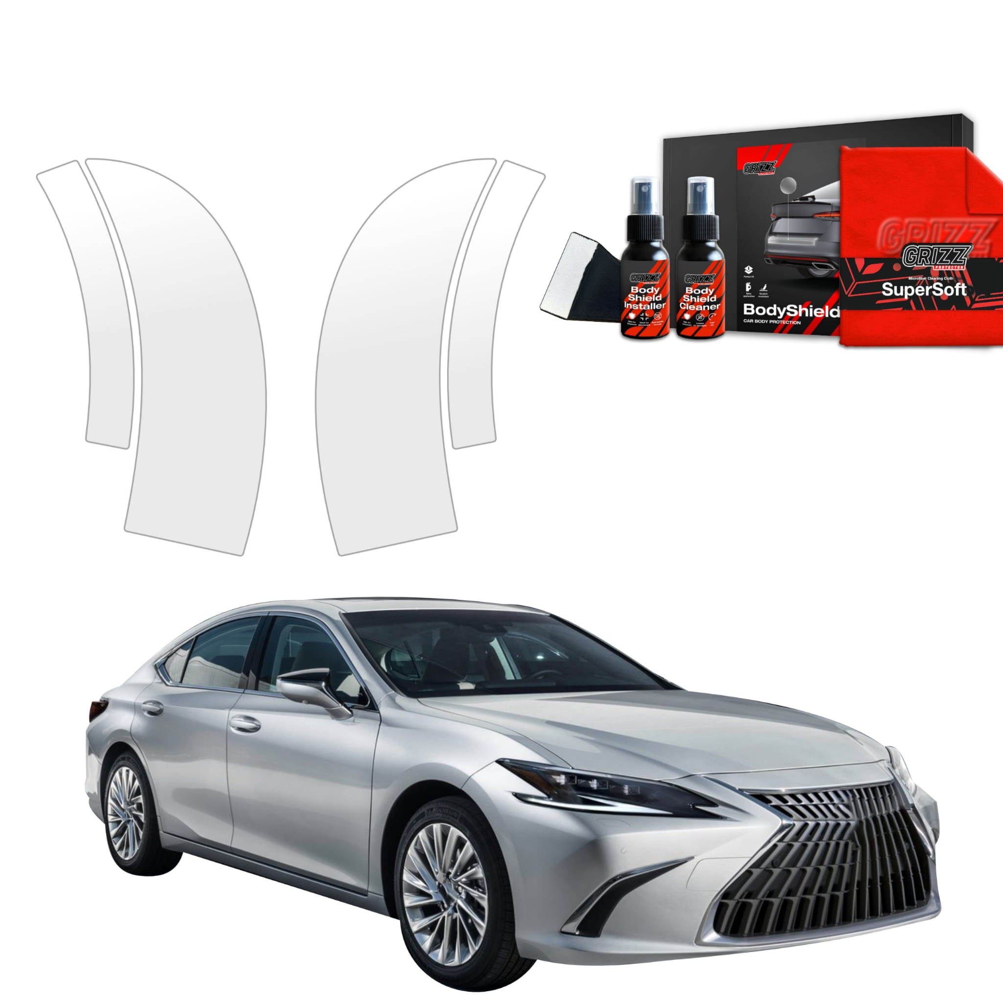 4w1 Folia ochronna na nadkola Grizz Protector do Lexus ES 300h (2021-2024)