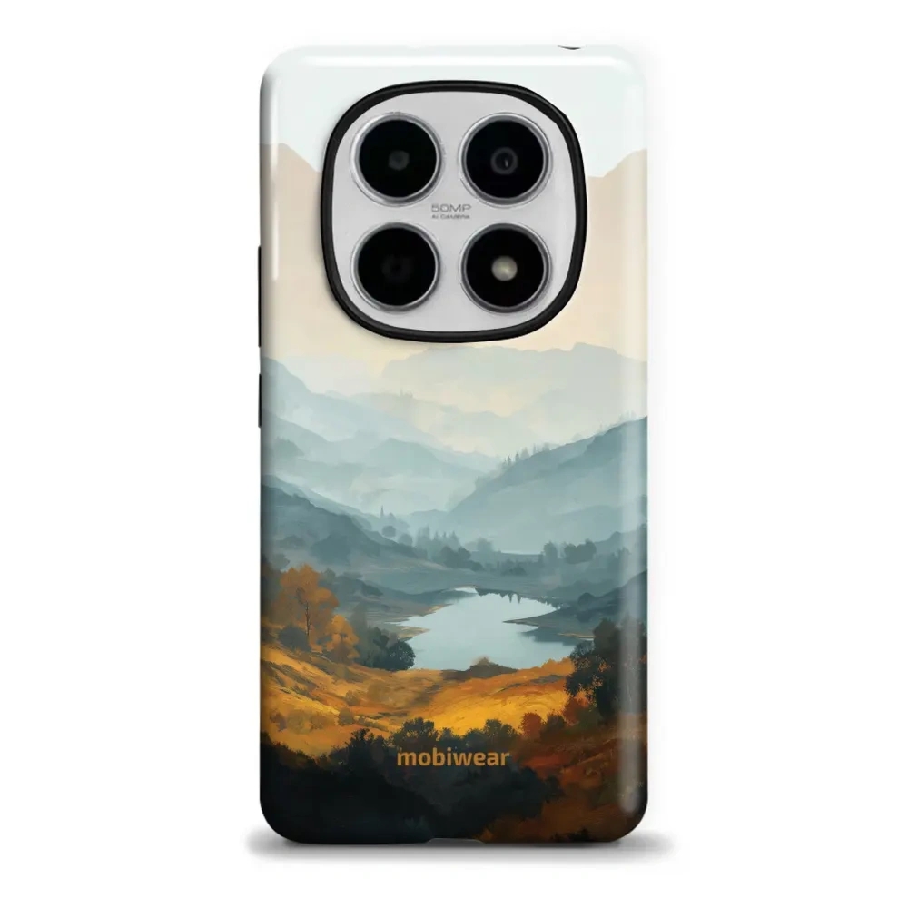 Etui ochronne do Xiaomi POCO M8 5G, Mobiwear Elite Pro, jezioro w dolinie