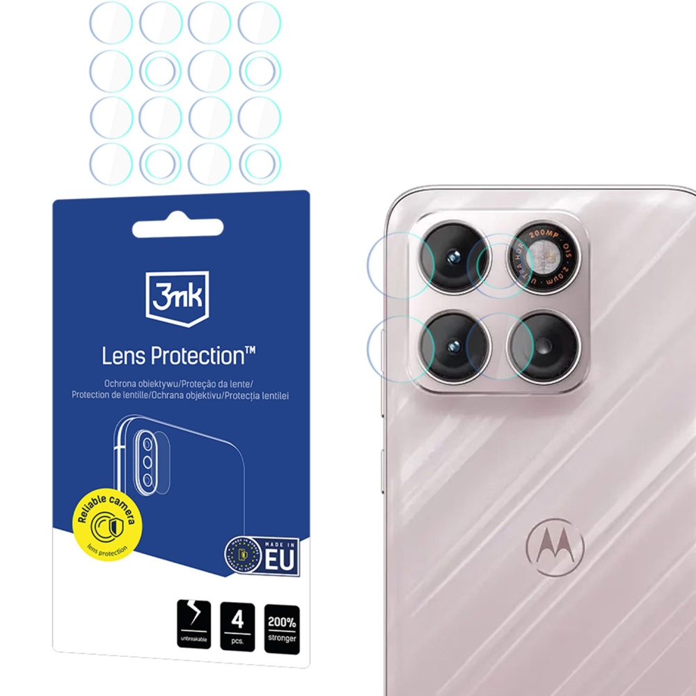 Osłona na aparat 3mk Lens Protection do Motorola Edge 70 Plus, 4 zestawy