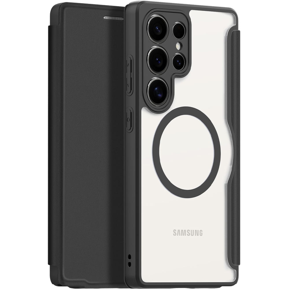 Etui Dux Ducis Skin X Pro Magnetic do MagSafe do Galaxy S25 Ultra, czarne