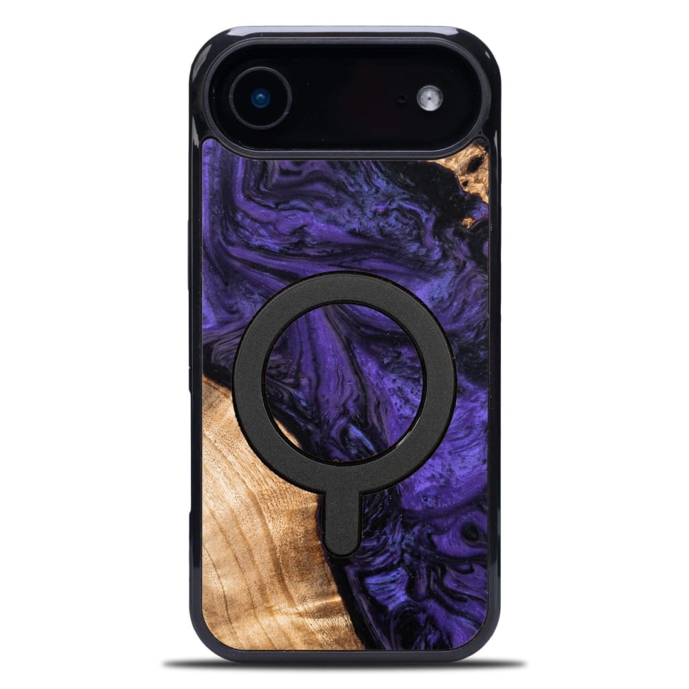 Drewniane etui do iPhone Air, Bewood Unique Violet do MagSafe
