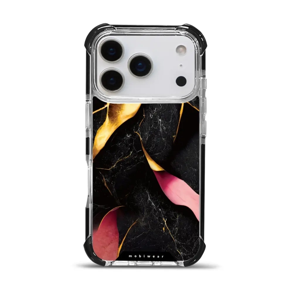 Etui ochronne do iPhone 17 Pro do MagSafe, Mobiwear Elite Bumper, pozłacany kruszec