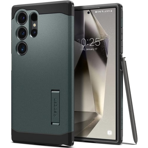 Image of Etui Spigen Tough Armor do Galaxy S24 Ultra, zielone