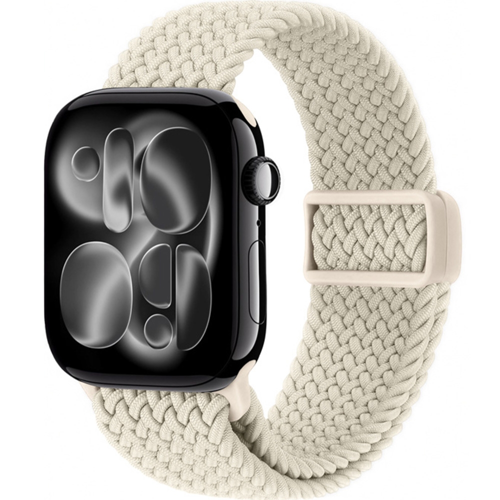 Pasek Crong Wave Band do Apple Watch 42/41/40/38 mm, beżowy