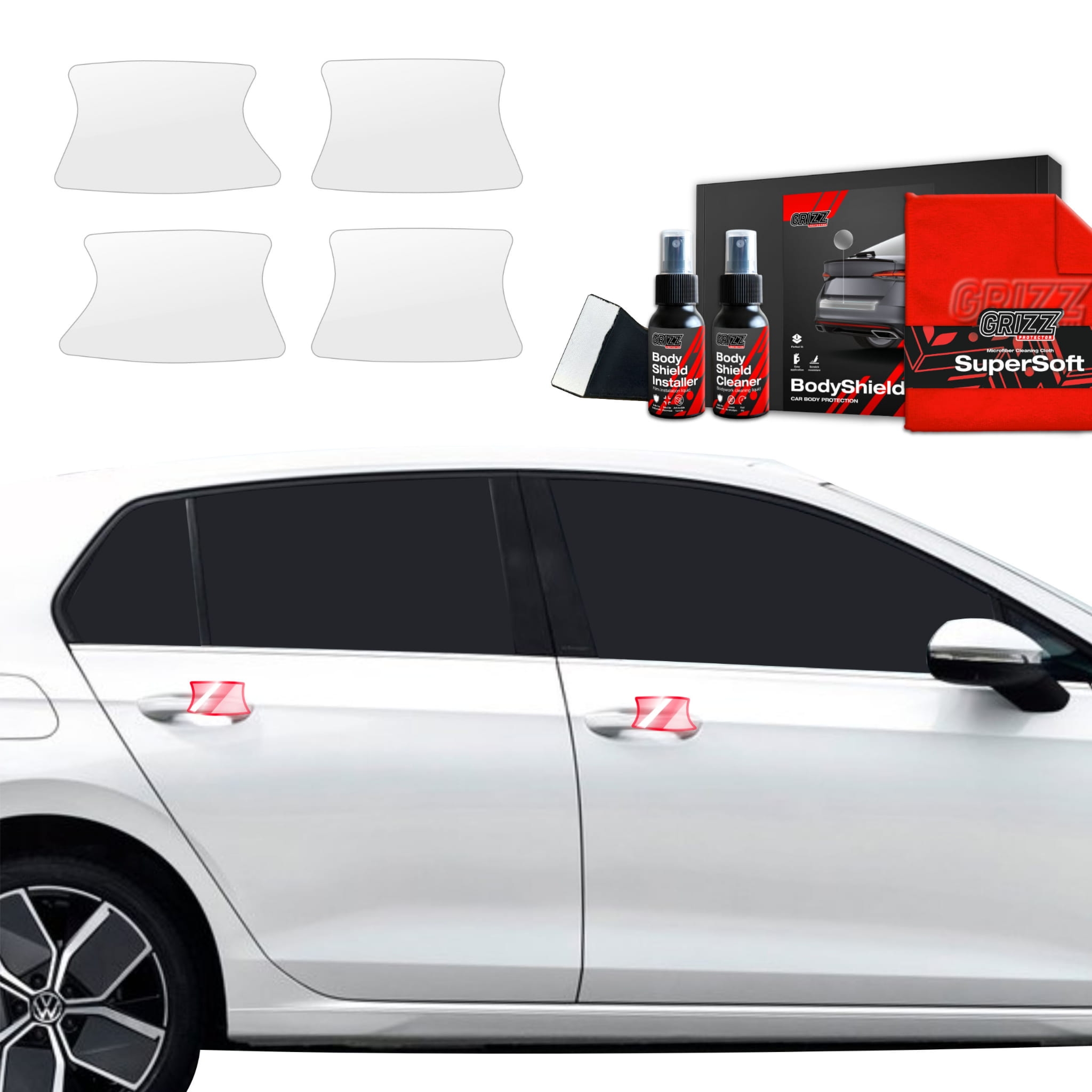 4w1 Folia ochronna Grizz Protector pod klamki do Volkswagen VW Golf 8 Hatchback (2024-2026)