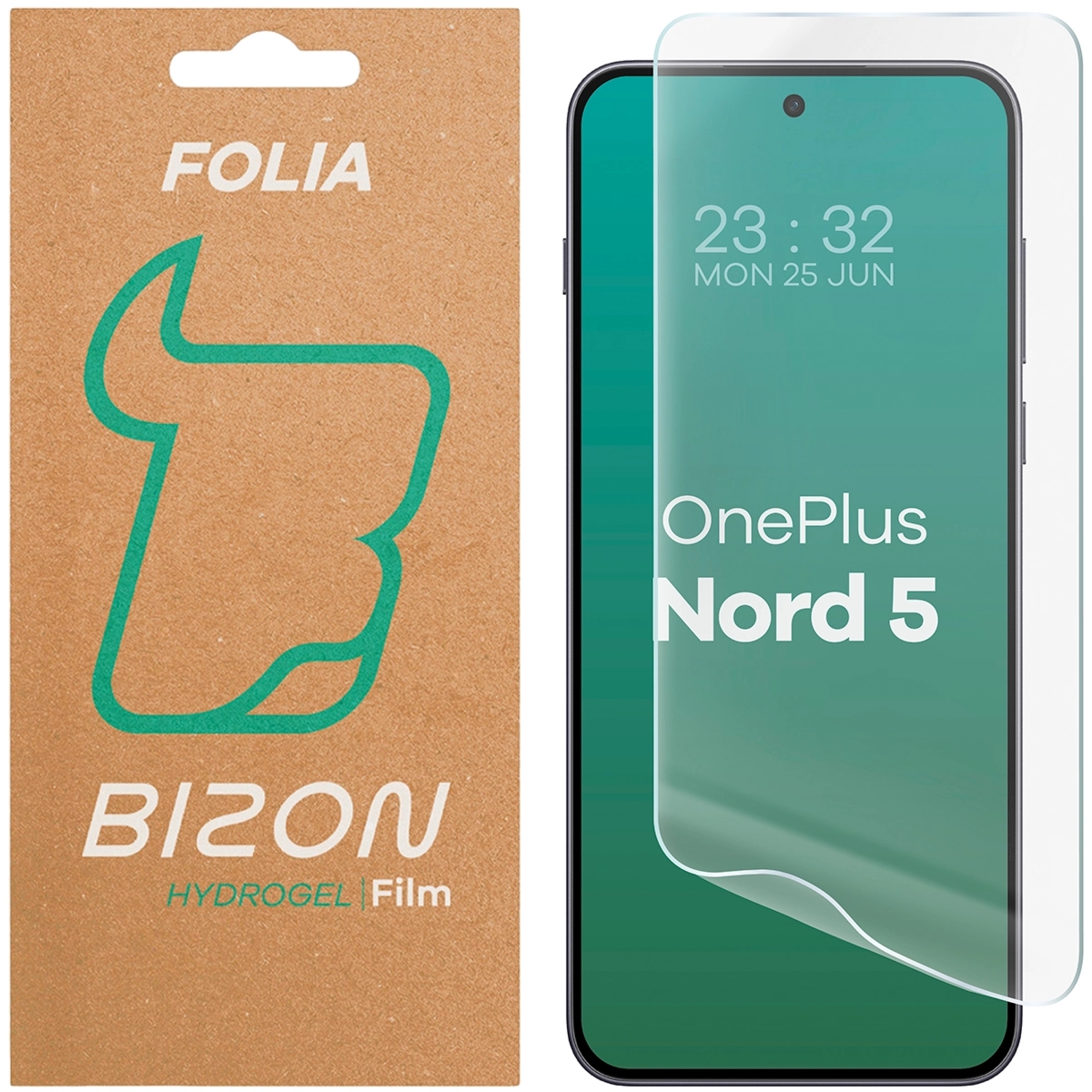 Folia hydrożelowa na ekran Bizon Film Hydrogel Front do OnePlus Nord 5, 1 sztuka