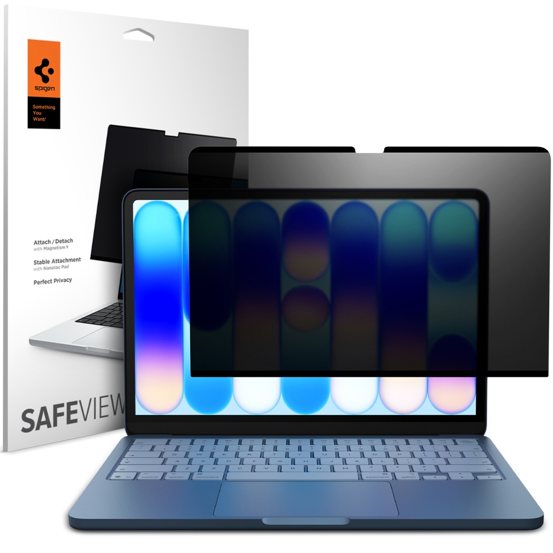 Folia prywatyzująca Spigen SafeView Privacy Filter do MacBook Neo 13″ A18 Pro 2026