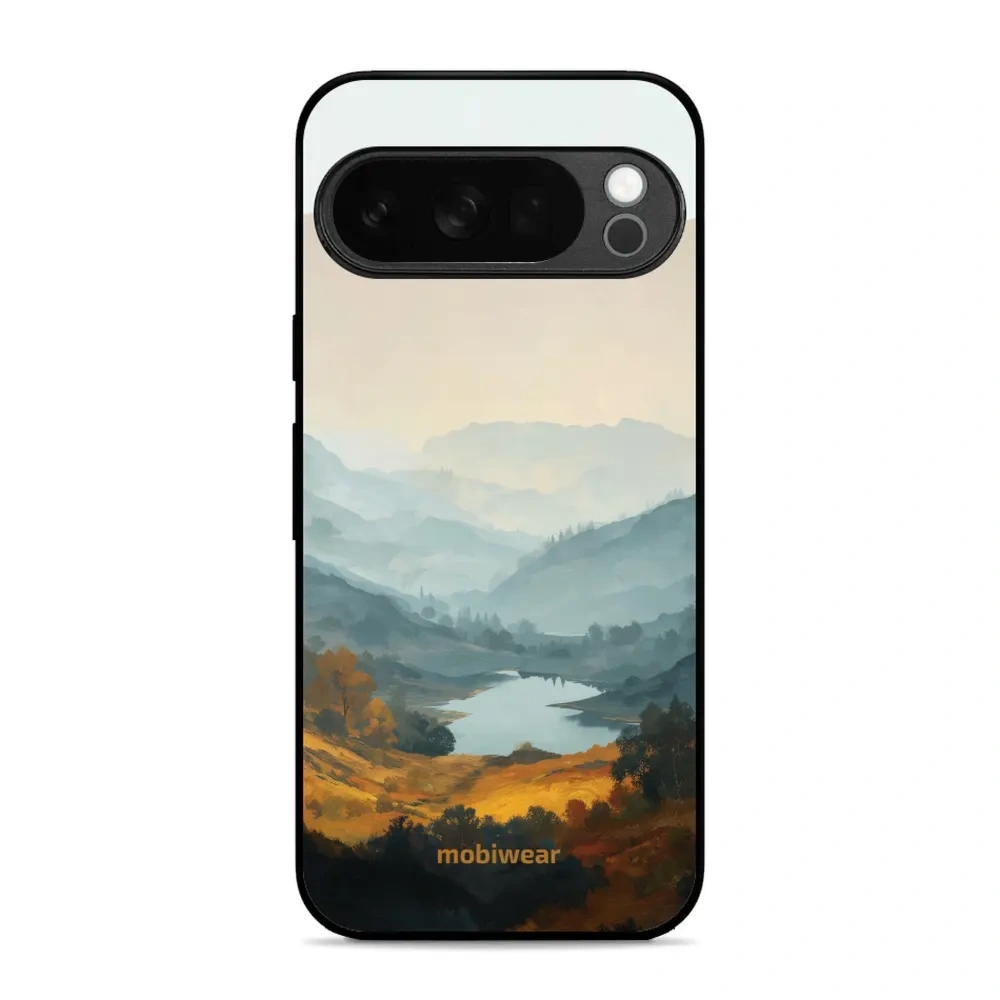 Etui ochronne do Google Pixel 10 Pro, Mobiwear Glossy Case, jezioro w dolinie