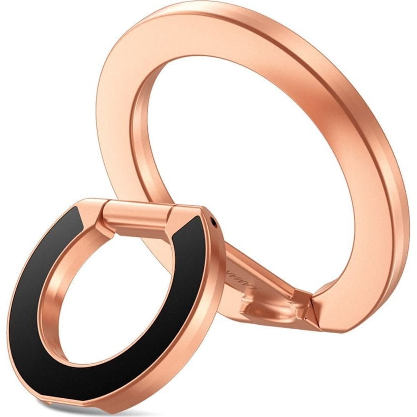 Magnetyczny uchwyt na telefon / na palec / stojak Tech Protect MME400 Lamano MagSafe Phone Ring, różowo złoty