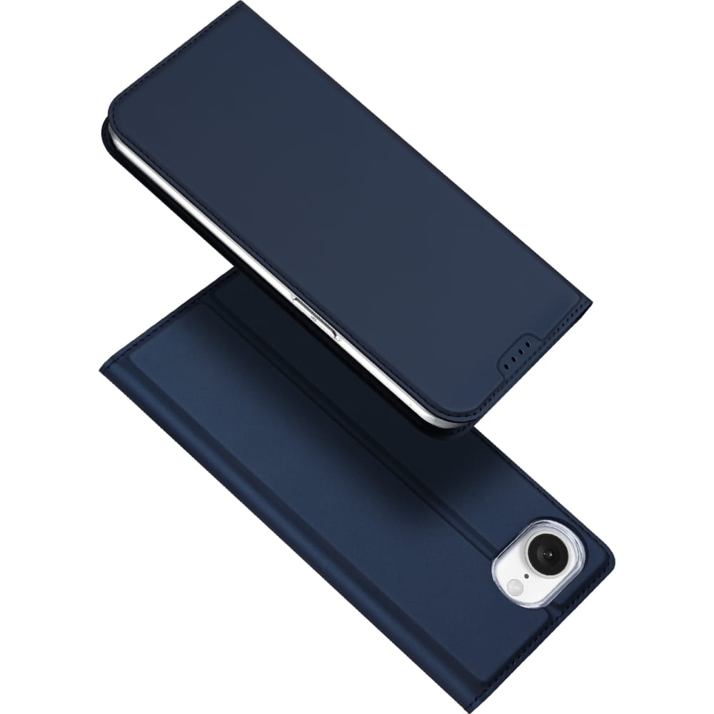Image of Etui z klapką Dux Ducis Skin Pro do iPhone 16e, granatowe
