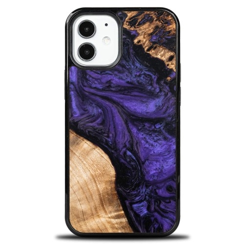 Image of Drewniane etui Bewood do iPhone 12 Mini, Violet