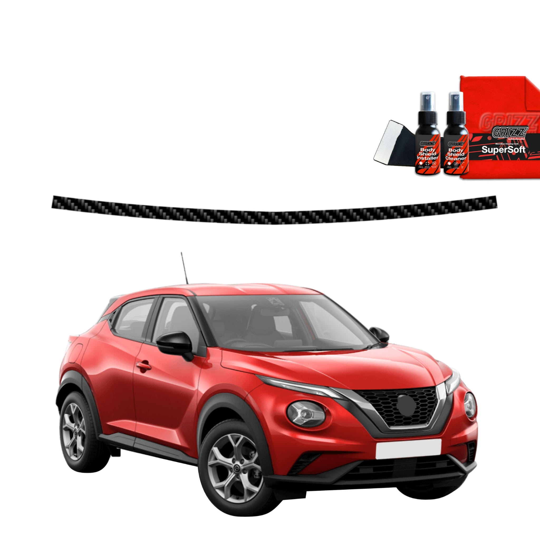 Folia karbonowa Grizz Protector na próg bagażnika do Nissan Juke Facelift (2024-2026)