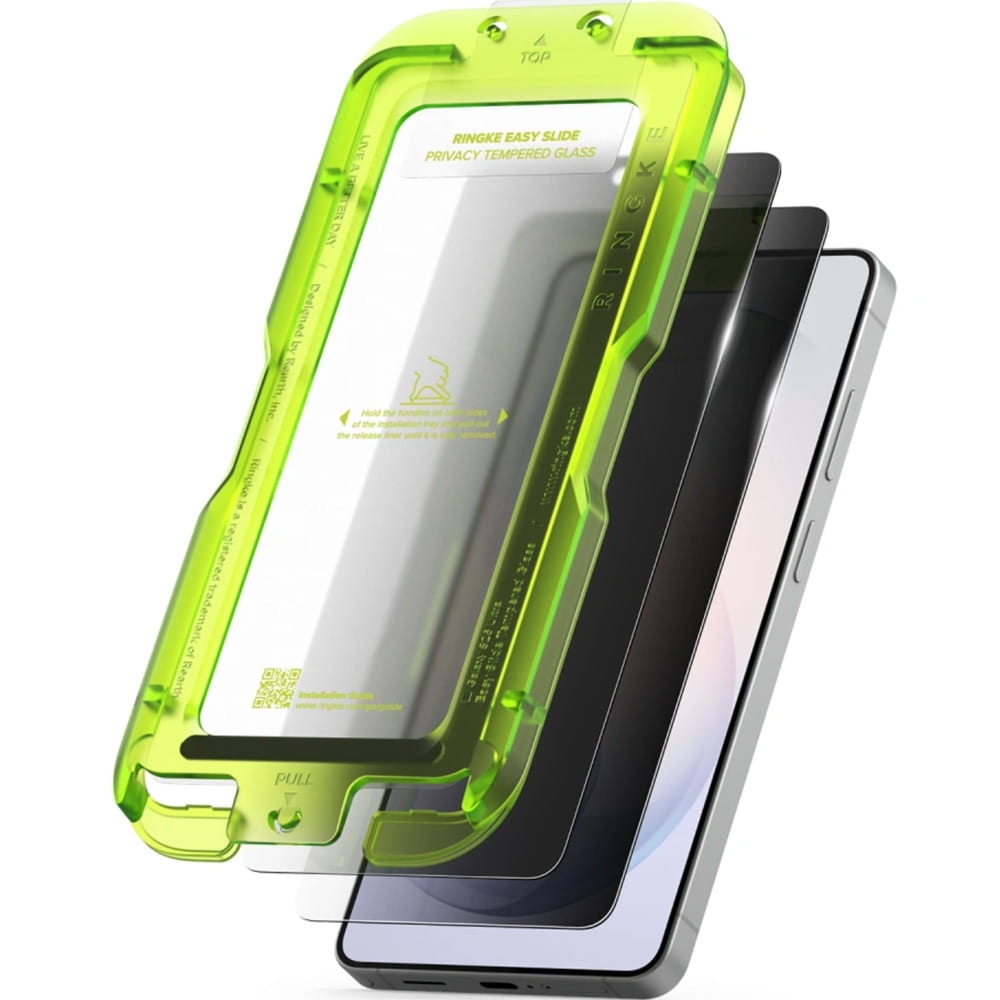 Szkło prywatyzujące na ekran z aplikatorem Ringke Easy Slide 2-Pack Privacy do Galaxy S26 Ultra, 2 sztuki