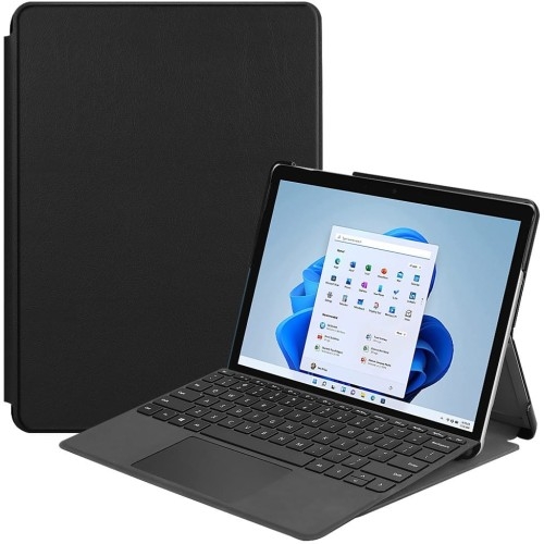 Image of Etui Bizon Case Tab Croc do Microsoft Surface Go 4 / Go 3 / Go 2 / Go, czarne