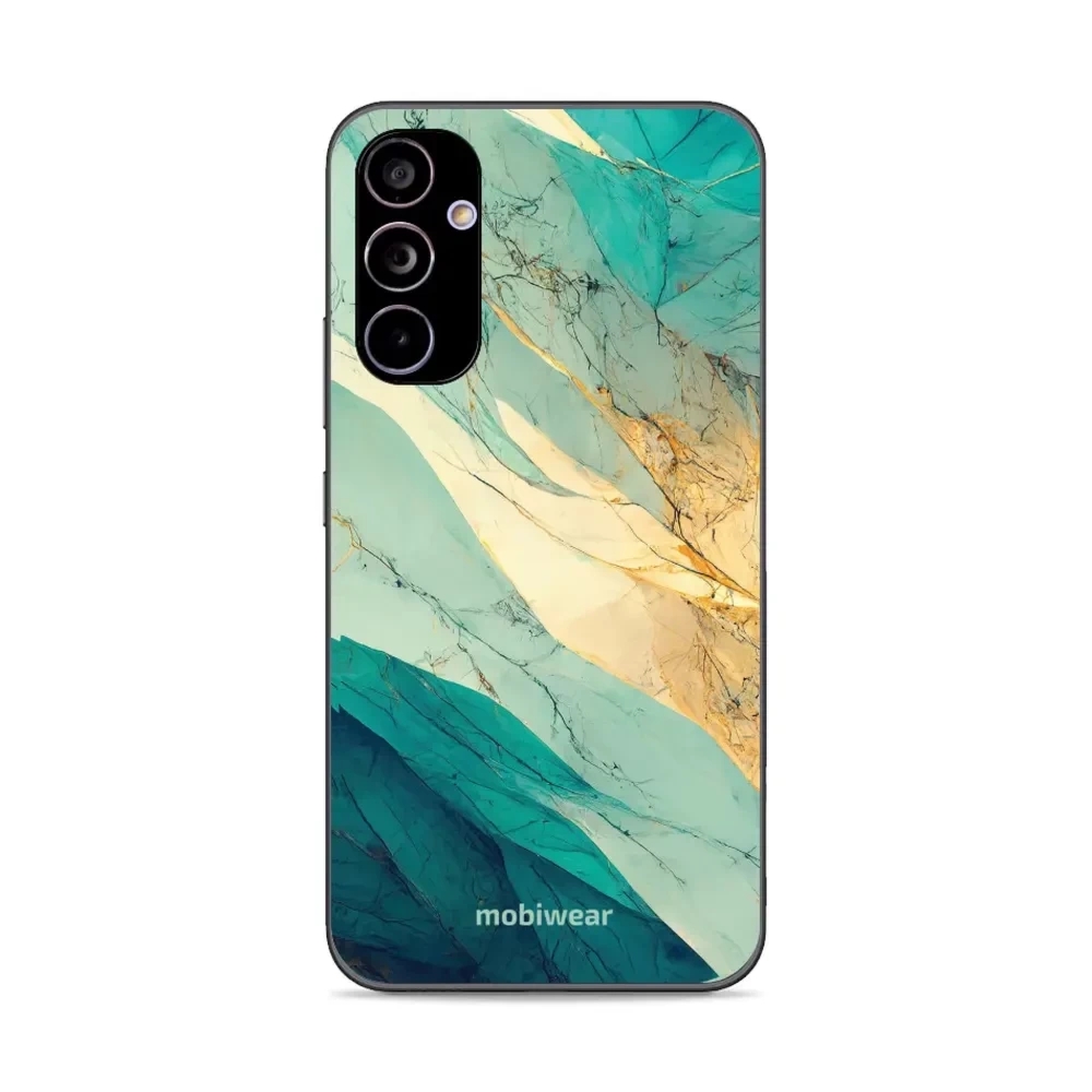 Etui ochronne do Galaxy A34 5G, Mobiwear Glossy Case, turkusowy marmur