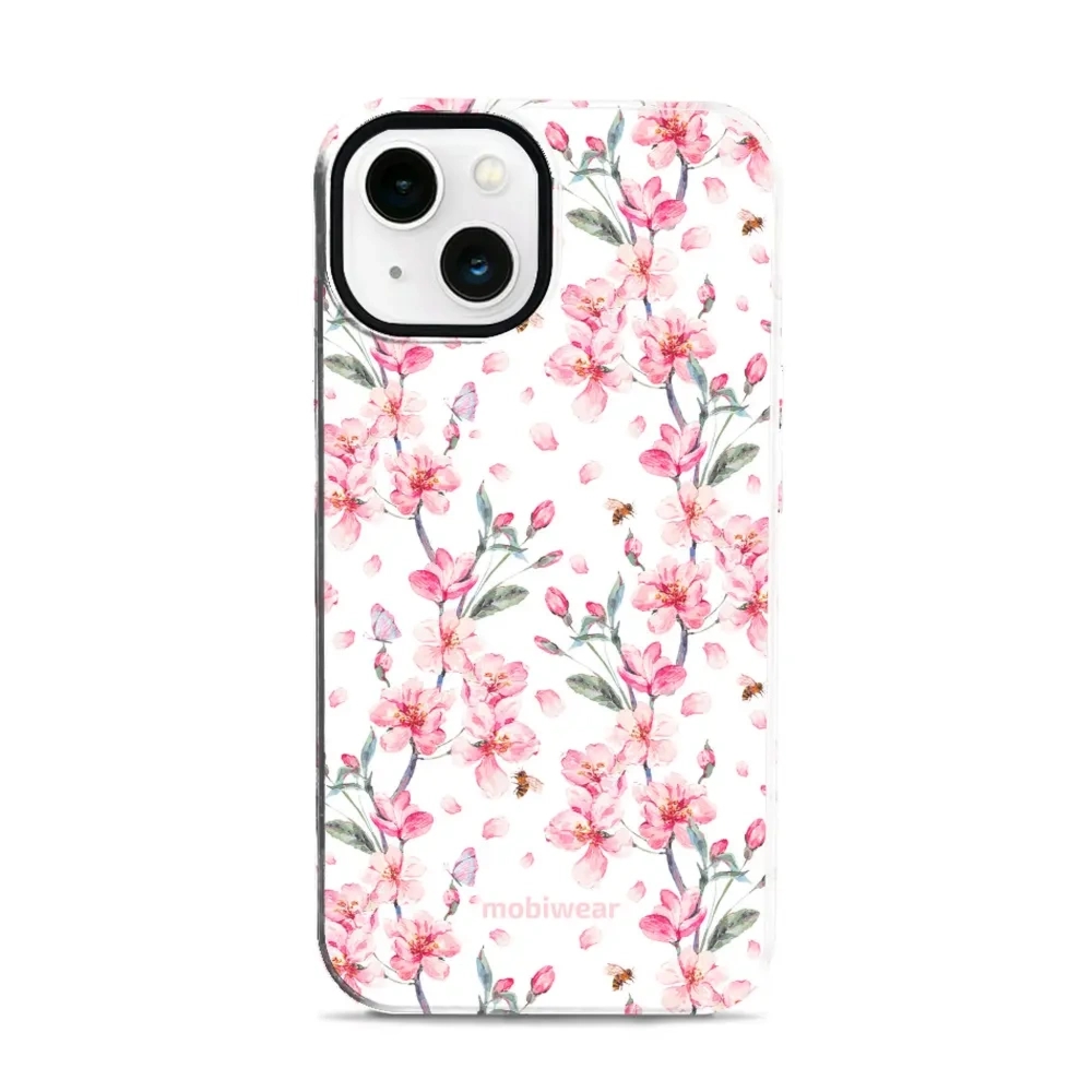 Etui ochronne do iPhone 13, Mobiwear Elite Pro, japoński bukiet