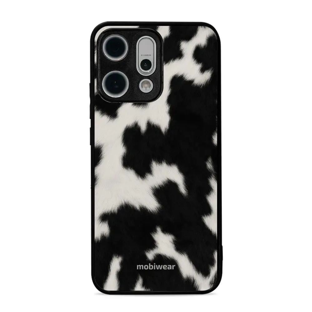 Etui ochronne do Oppo Reno 14, Mobiwear Glossy Case, krowie futerko