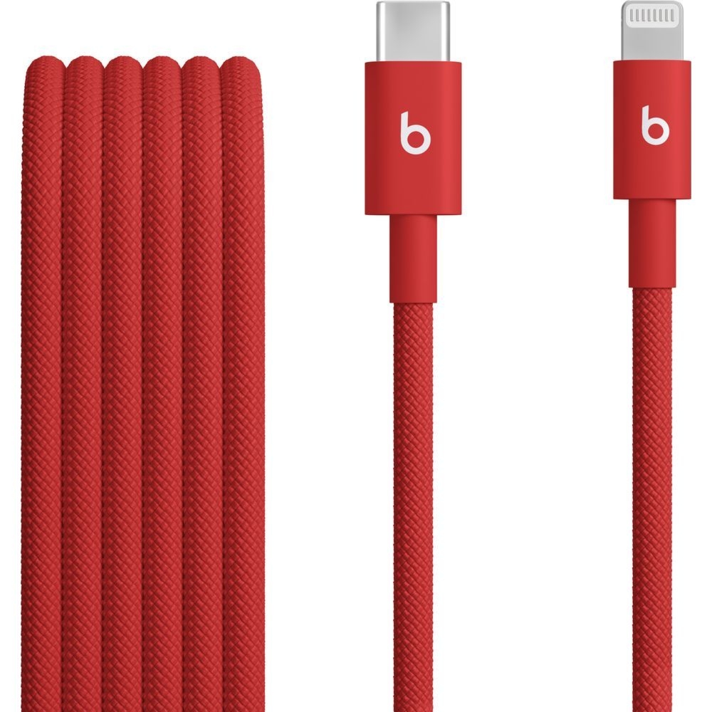 Kabel Apple Beats Woven Cable USB-C do Lightning, PD, 1,5 m, czerwony
