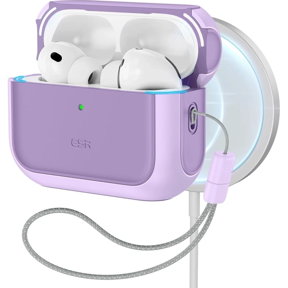 Etui ESR Orbit HaloLock MagSafe do AirPods Pro 3, fioletowe