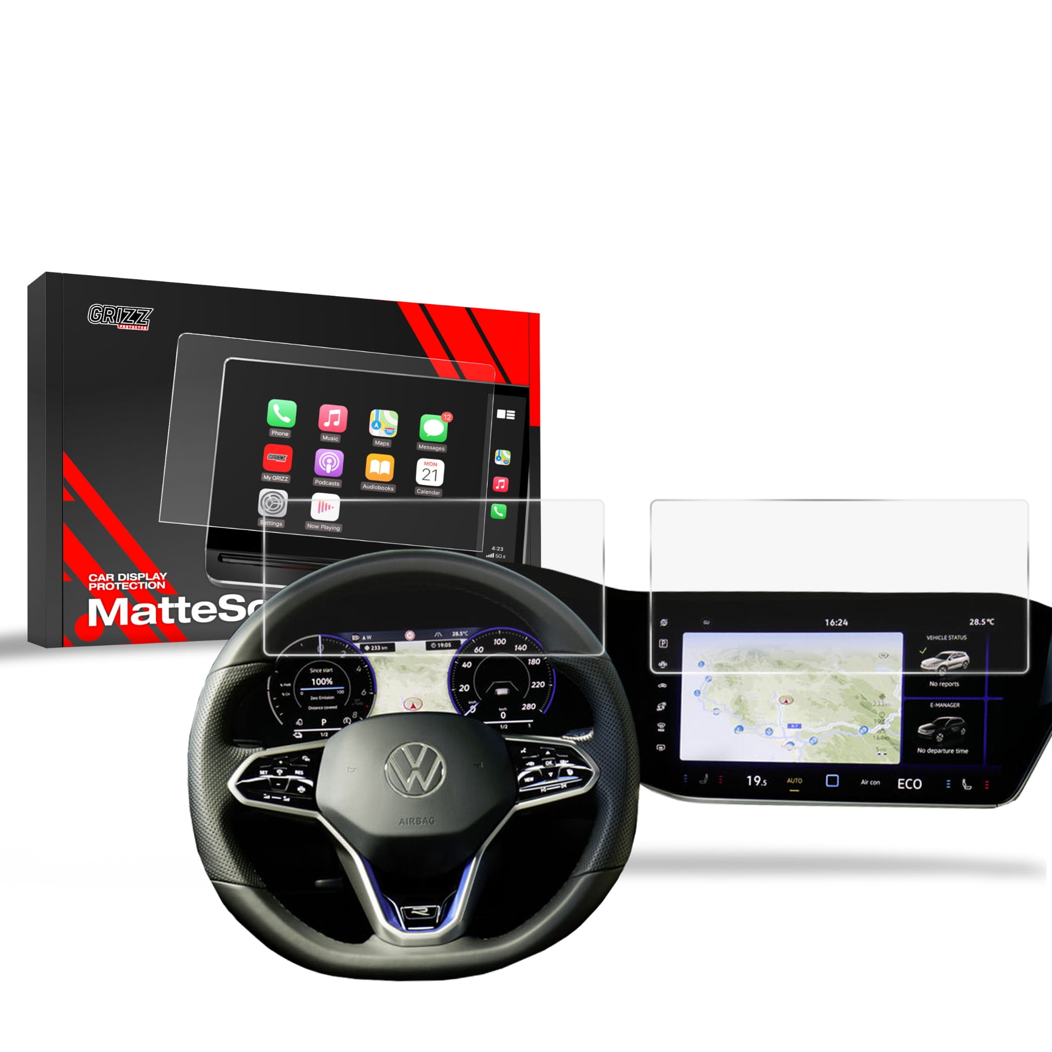 Image of Folia matowa 2w1 Grizz Protector do Volkswagen VW Touareg Discover Premium (2018-2025)