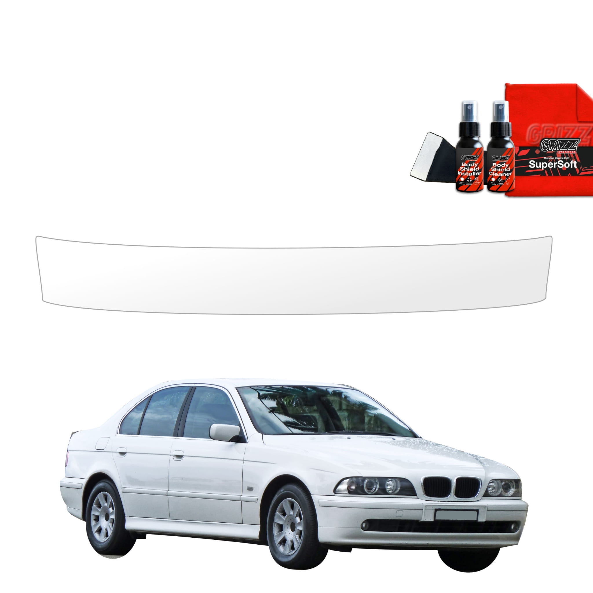 Folia ochronna na próg bagażnika Grizz Protector do BMW 5 E39 Sedan (1995-2003)