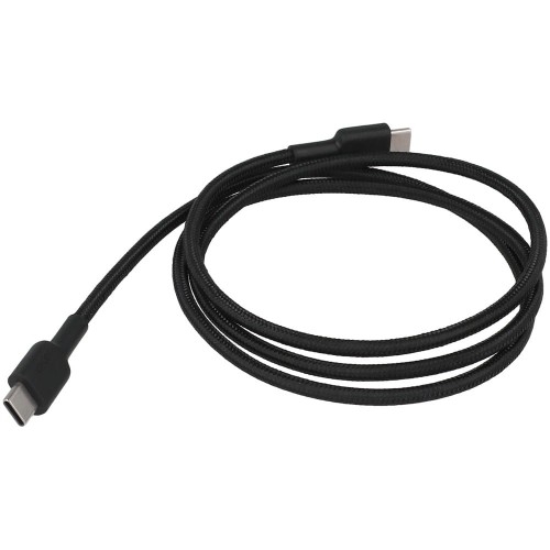 Image of Kabel nylonowy Aukey Impulse Braided CC USB-C do USB-C, 480Mbps, 90cm, czarny