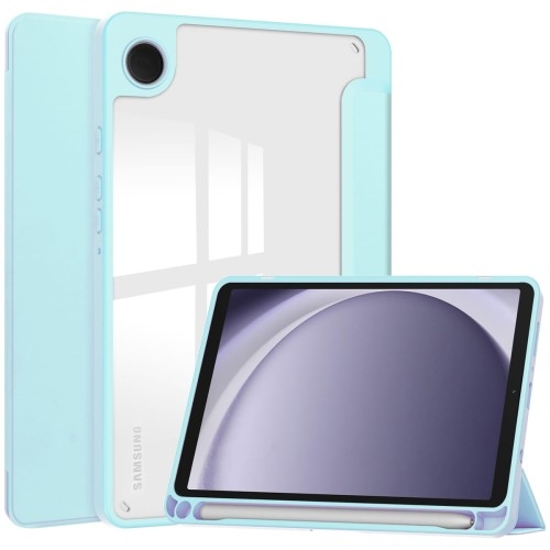 Image of Etui Bizon Case Tab Clear Matt do Samsung Galaxy Tab A9, błękitne