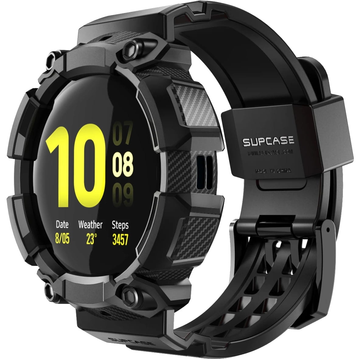 Image of OUTLET: Etui z paskiem Supcase UB Pro Galaxy Watch Active 2/1 40mm, czarne