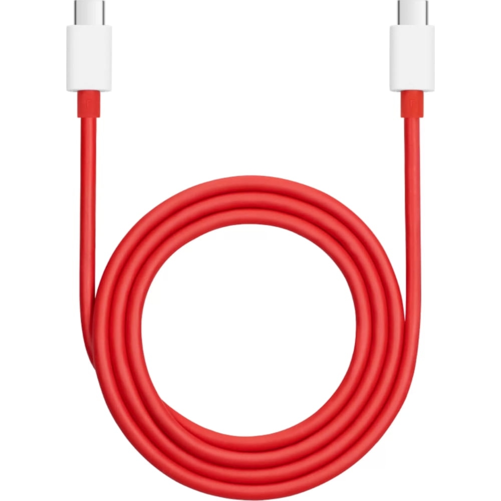 Kabel ładujący / przesyłający dane, OnePlus SuperVOOC USB-C – USB-C, 12A, 150W, 1 m, czerwony