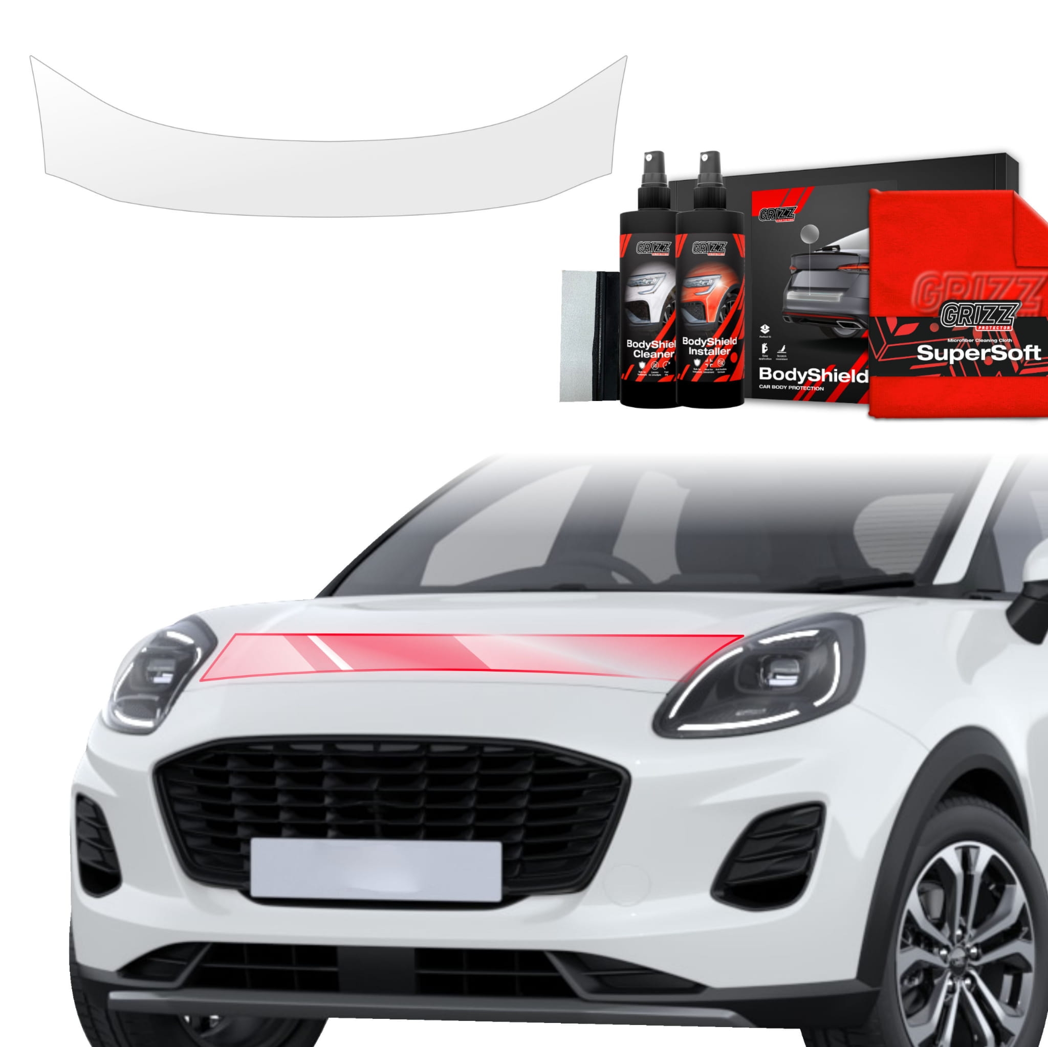 Folia ochronna Grizz Protector na maskę do Ford Puma Facelift (2024-2026)