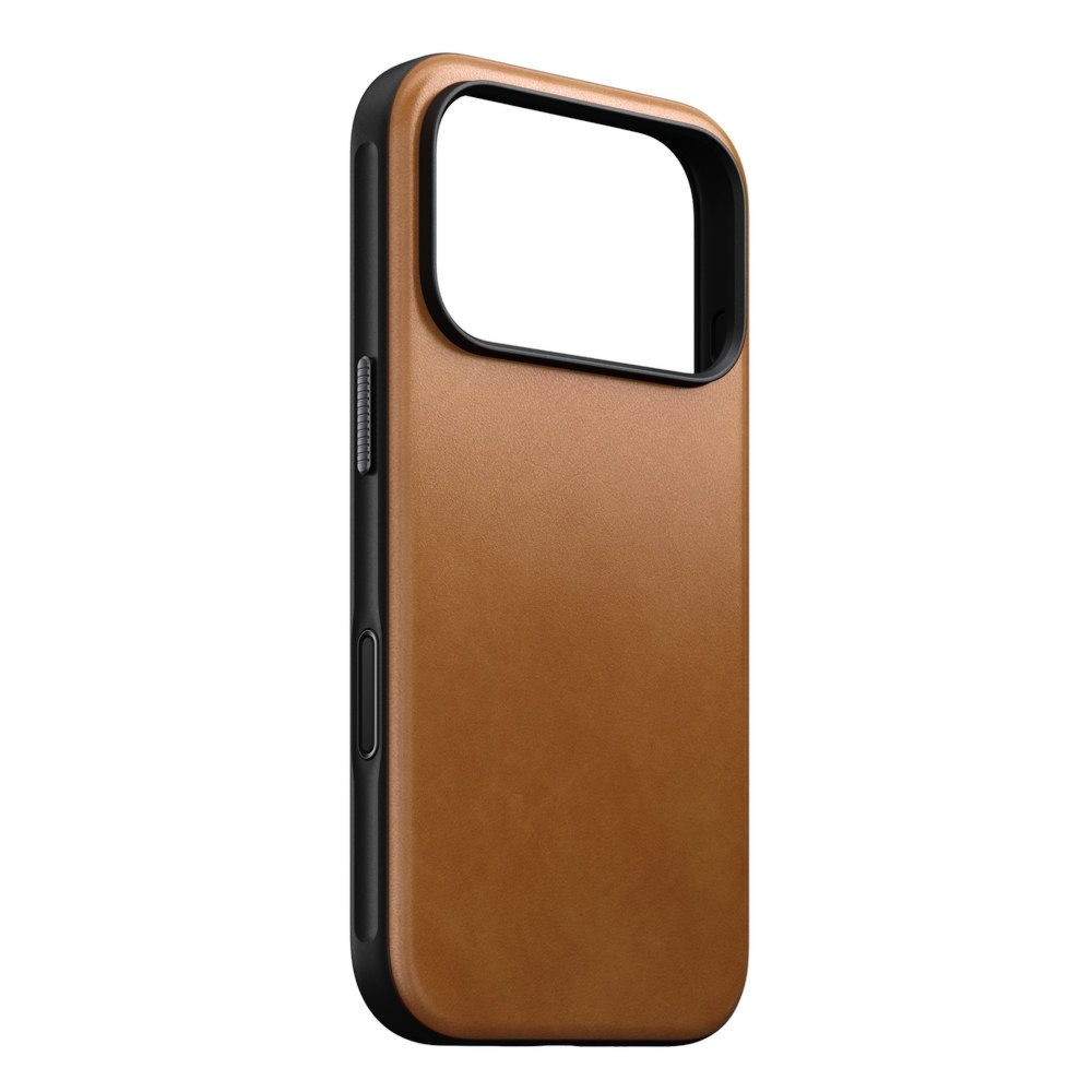 Etui z naturalnej skóry Nomad Modern Leather Case do MagSafe do iPhone 18 Pro / 17 Pro, jasnobrązowe