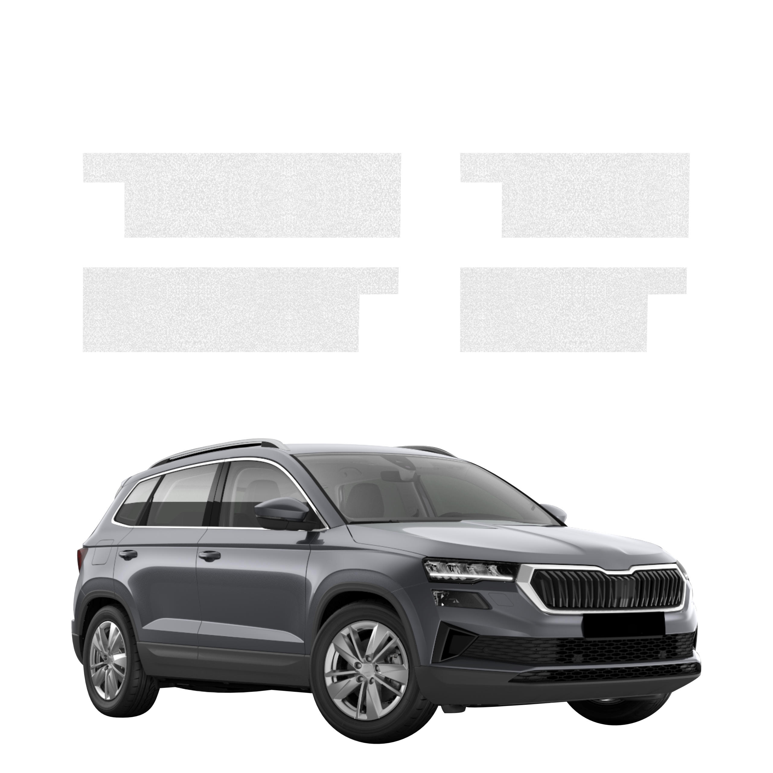 4w1 Bezbarwna powłoka techniczna Grizz Protector na progi Skoda Karoq Facelift (2022-2026)