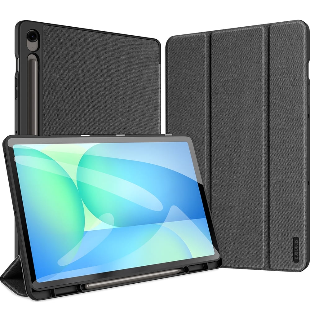 Image of Etui z klapką Dux Ducis Domo do Galaxy Tab S10 FE Plus, czarne
