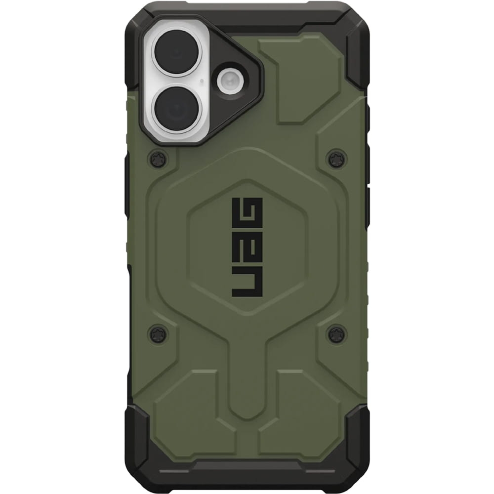 Etui pancerne UAG Pathfinder Mag do MagSafe do iPhone 17, oliwkowo-czarne