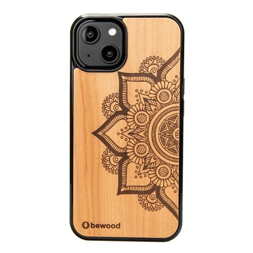 Image of Drewniane etui Bewood do iPhone 15, Mandala Jabłoń