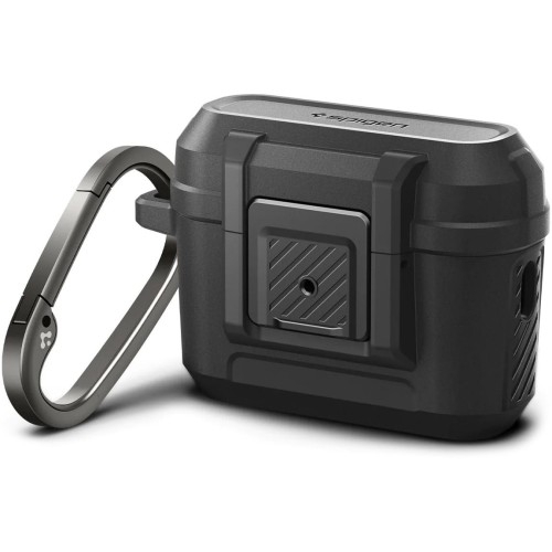 Image of Etui Spigen Lock Fit do AirPods Pro 2 / 1, czarne