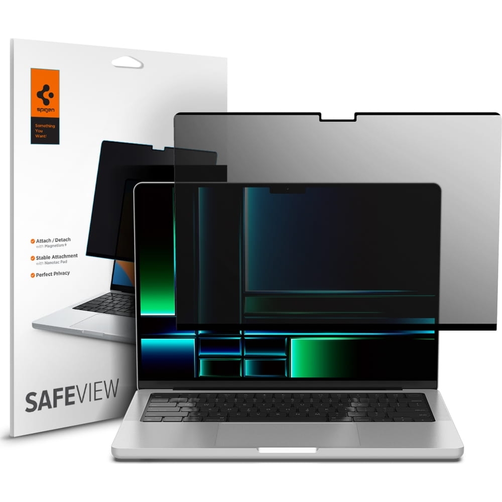 OUTLET: Folia prywatyzująca Spigen SafeView Privacy Filter do MacBook Pro 14″ 2021-2026