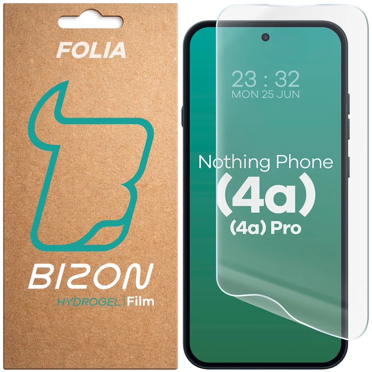 Folia hydrożelowa na ekran Bizon Film Hydrogel Front do Nothing Phone (4a) / (4a) Pro, 1 sztuka