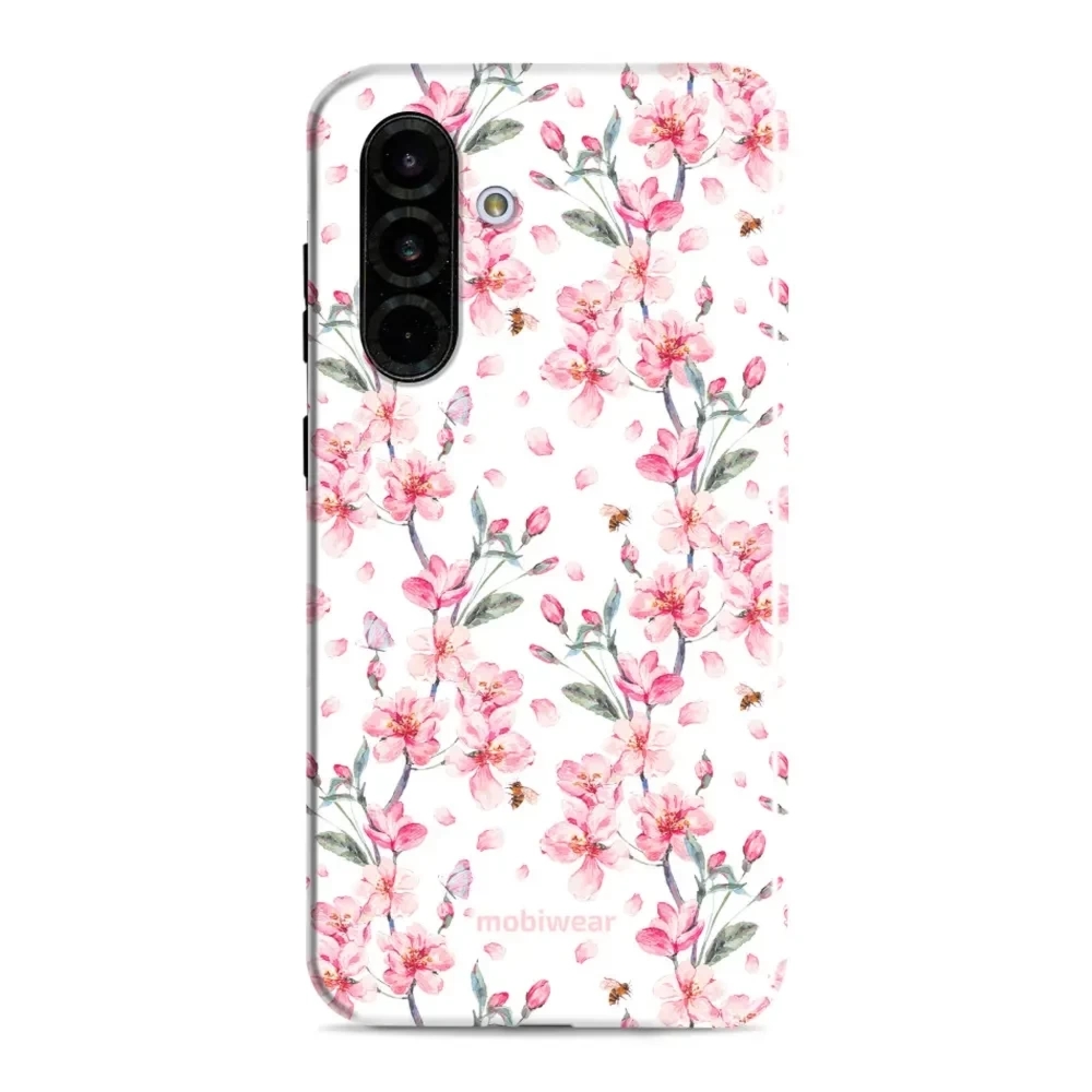 Etui ochronne do Galaxy A36 5G, Mobiwear Elite Pro, japoński bukiet