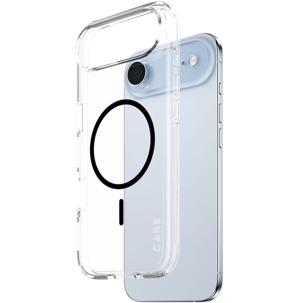 Etui CARE by PanzerGlass Flagship Urban Explorer do MagSafe do iPhone Air, przezroczysto-czarne