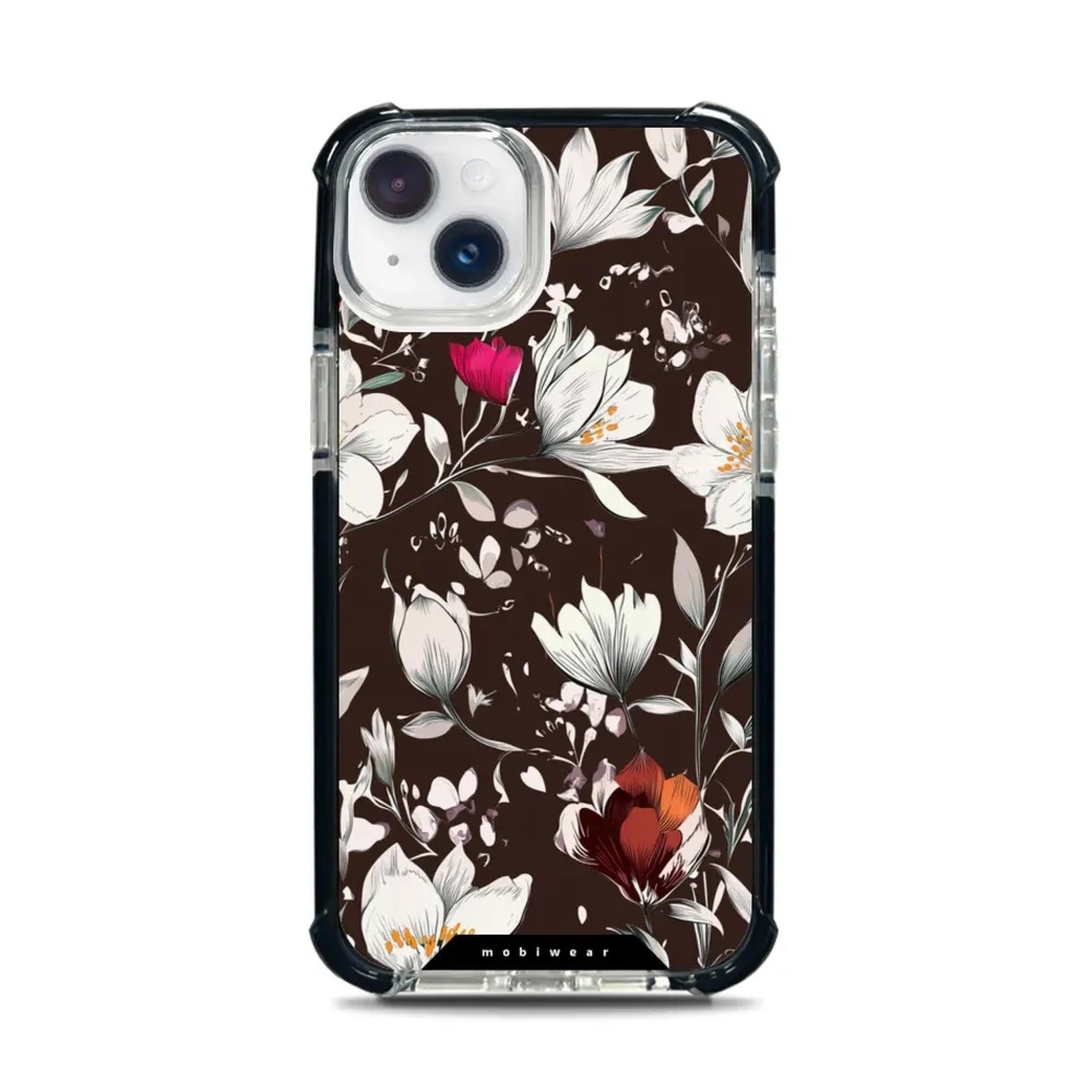 Etui ochronne do iPhone 14 Plus do MagSafe, Mobiwear Elite Bumper, nocny bukiet