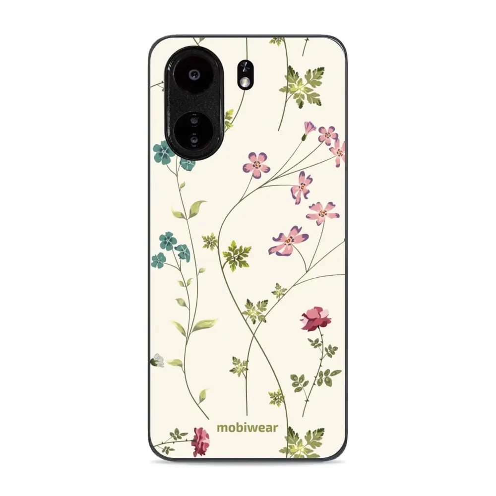 Etui ochronne do Xiaomi Redmi 13C 5G, Mobiwear Glossy Case, sielski kwiat