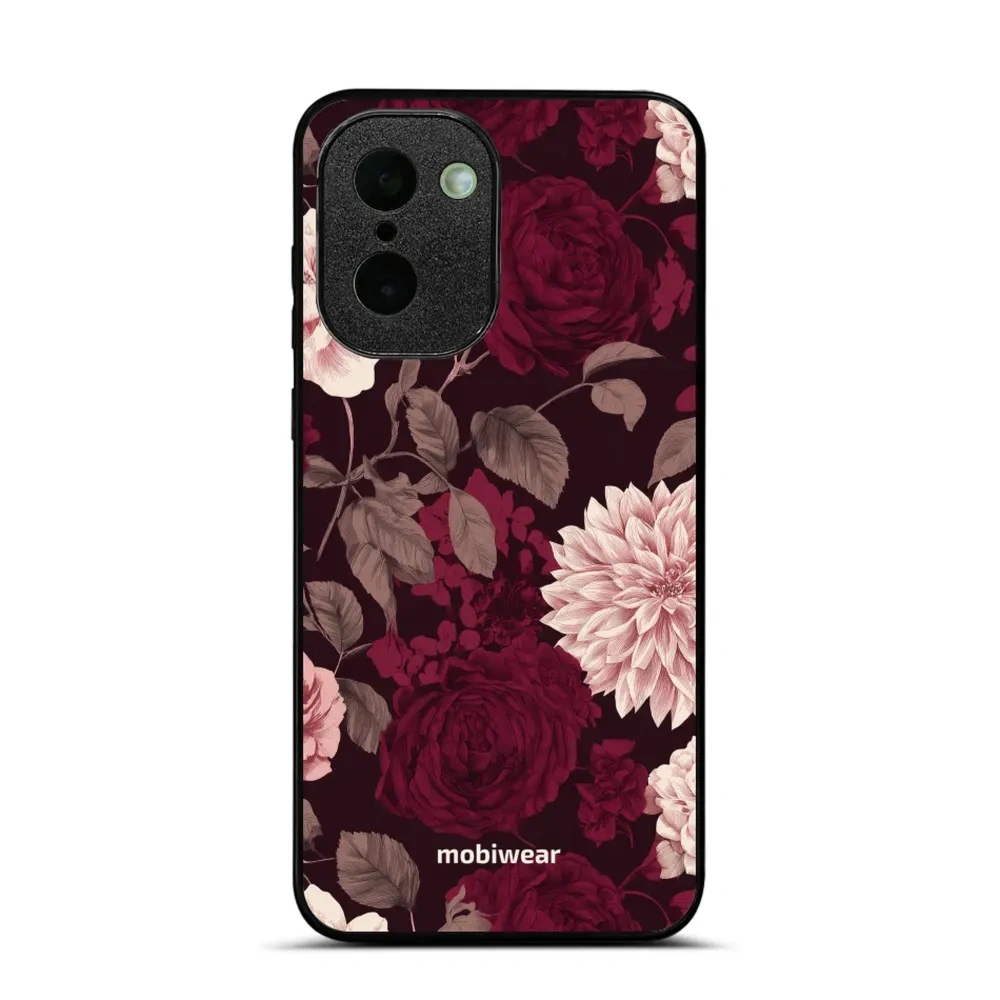 Etui ochronne do OnePlus 15R, Mobiwear Glossy Case, wino i dalie